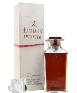 Macallan 1962 25 Year Old Crystal Decanter